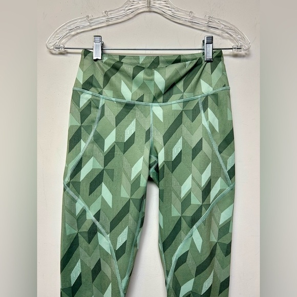 PATAGONIA GREEN High rise Leggings Size Xs - Picture 3 of 10